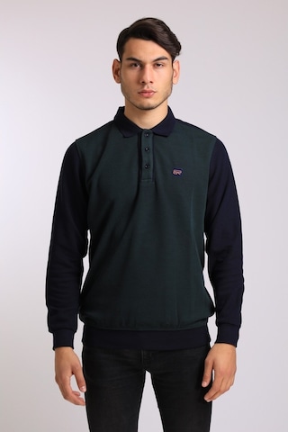 Bearraybon Erkek Triko Kazak Koyu Yeşil