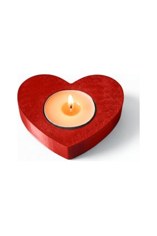 2 Adet Kırmızı Suda Havuzda Yüzen Suya Batmayan Restoran Cafe Bar Ev İçin Kalp Şeklinde Tealight Mumluk