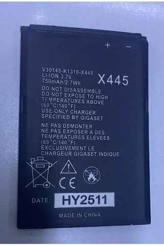 Gigaset X445 Batarya