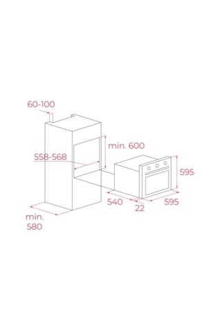 Teka HAK 625 BK - GBE 64002 BK - ATV 60.3 BK Siyah Ankastre Set