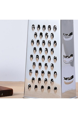 Rende Peynir Sebze Dilimleyici Patates Mutfak Sarımsak Rende Kutusu Havuç Rendeleyici Rende Profesyonel Paslanmaz Çelik Soyucu Gümüş