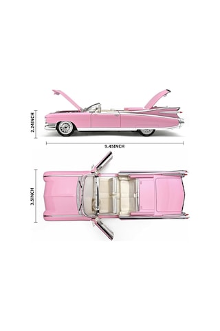 Hobiez World 1:24 Lisanslı Cadillac Eldorado Kapıları ve Kaputu Açılabilir Model Araba