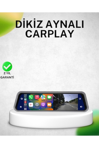 10 İnç Tam Dokunmatik Dikiz Aynası Kamera Ön Arka Full Hd