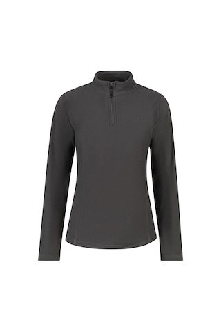 2as Camila Kadın Yarım Fermuarlı İnce Polar Sweatshirt Antrasit Antrasit