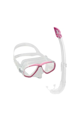 Cressi Perla-mexico Maske Şnorkel Seti Şeffaf- Pembe