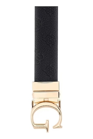 Guess Ella Logo Çift Taraflı Kadın Kemer Bw7861p3430 Siyah