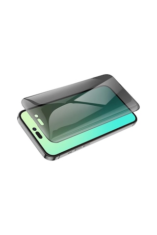 Apple Uyumlu iPhone 14 Pro Max Hayalet Cam Tam Kaplayan Kırılmaz Ekran Koruyucu