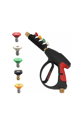 Padalink Yüksek Basınçlı Yıkama Makinesi İçin 5 Farklı Açı Fön, 90 Derece Pivot Kopple Ve Sabun Fönü Seti - 4000 Psı