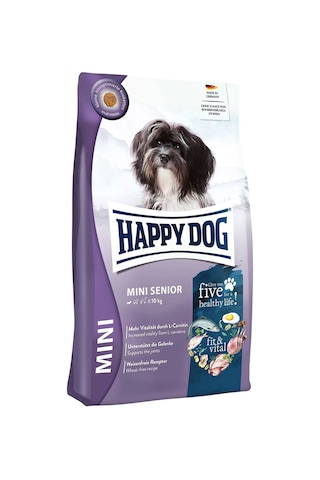 Happy Dog Fit & Vital Mini Senior Yaşlı Köpek Kuru Maması 4 KG