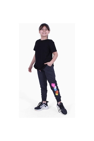 Fyk Kids Çocuk Eşofman Altı Gri Antrasit