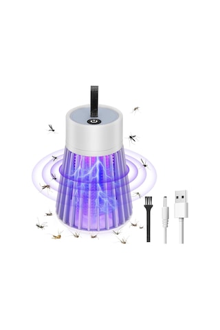 Kamp, Bahçe Ve Teras İçin Sivrisinek Öldürücü Lamba, Usb Şarj Edilebilir, Mini Uv Elektrikli Böcek Öldürücü, Taşınabilir Sinek Tuzağı