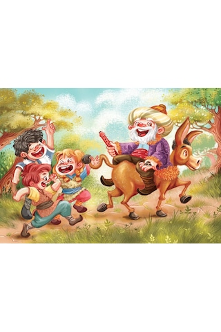 Yappuzz Nasreddin Hoca 16 Parça Çoçuk Puzzle
