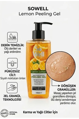 So Well Peeling Gel Lemon 150 Ml