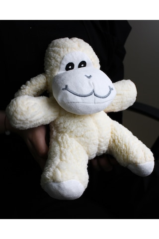 Kuzu Baskılı Tişörtlü Peluş Kuzu 22cm