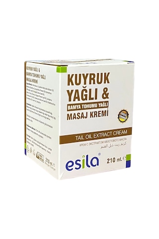 Kuyruk Yağı Masaj Kremi 210 Ml, Esila