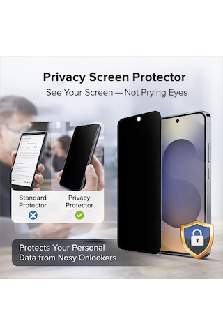 Samsung Uyumlu S25 Ultra Hayalet Ekran Koruyucu Gizli Privacy