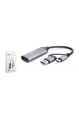 Hadron Hdx7844 Hdmı Vıdeo Capture Type-c+usb To 4k 30hz Hadron Hdx7844 Hdmı Vıdeo Capture Type-c+usb To 4k 30hz