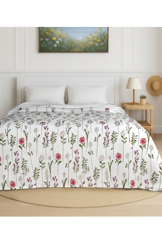 Menderes Home Cotton Collection Tek Kişilik Pike Fleur Çok Renkli