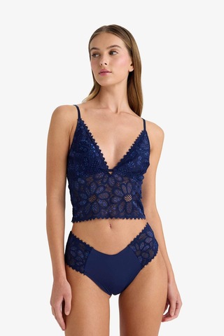 Defacto Dantel Detaylı Micro 2li Hipster Külot Fall İn Love F2122ax25aunv247 Lacivert