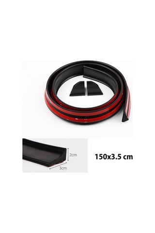 Geeroyoo Evrensel Araç Spoiler Kanat Kiti - Kauçuk Siyah Ve Karbon Fiber Seçenekli