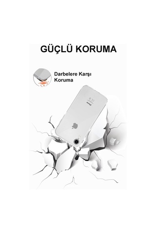Apple Uyumlu iPhone XR ile Kapak Kamera Korumalı Şeffaf Tıpalı Silikon Kılıf