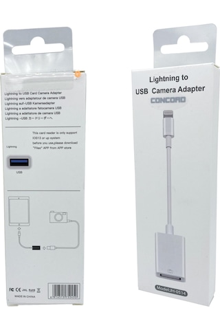 Concord Jh-0514 Lightning To Usb Çevirici Apple Uyumlu iPhone Otg