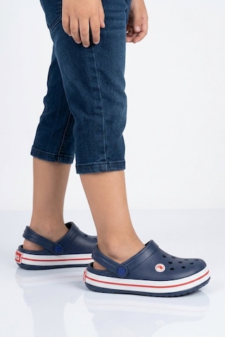 Ayakmod Lacivert Eva Hafif Unisex Çocuk Sabo Terlik 214 F