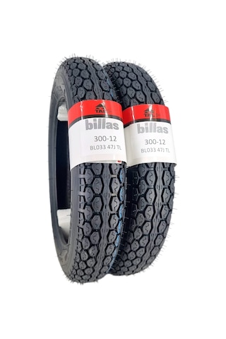 Motolux Fayton Fx33 Lastik Takımı 2'li 300-12 Bl033 Tl Dubleks