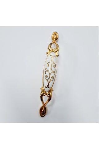 Miray 96 Mm Metal Gold Porselen Motif Desenli / 5 Adet Altın