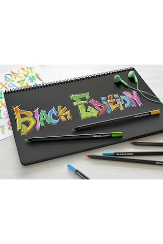 Faber-Castell Black Edition Boya Kalemi 12 Renk