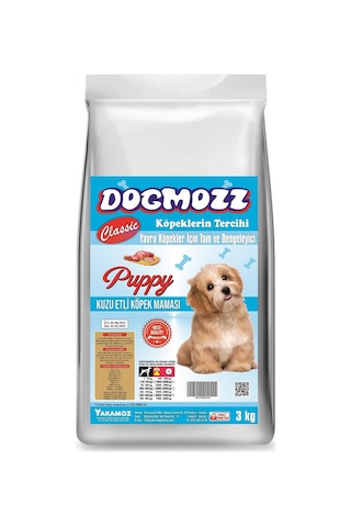 DogMozz Kuzulu Yavru Köpek Maması 3 KG
