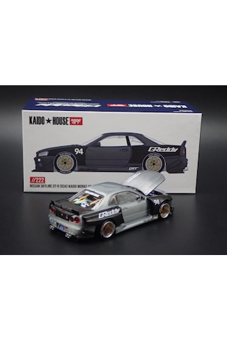 Mini Gt Kaido House Chase Nissan Skyline Gt-r R34 Kaido Works Greddy V2 222 2026