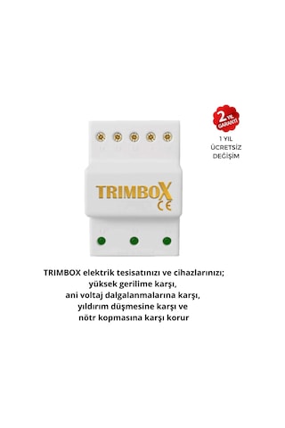 TRIMBOX YM3EXPR AŞIRI GERİLİM SÖNÜMLEYİCİ (TRİFAZE-GOLD)