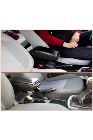 Niken Opel Corsa D 2007-2014 Arası Araca Özel Kol Dayama Siyah