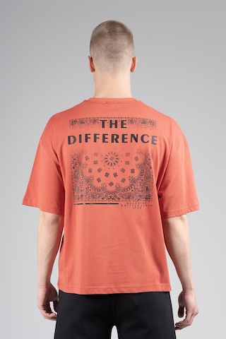 Maraton Sportswear Oversize Erkek Bisiklet Yaka Kısa Kol Basic Kiremit T-shirt 22694-kiremit Kiremit