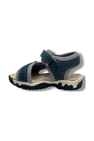 Arzen Bebe 227-26 Cırtlı Anatomik Erkek Çocuk Sandalet Petrol Gri 26-30