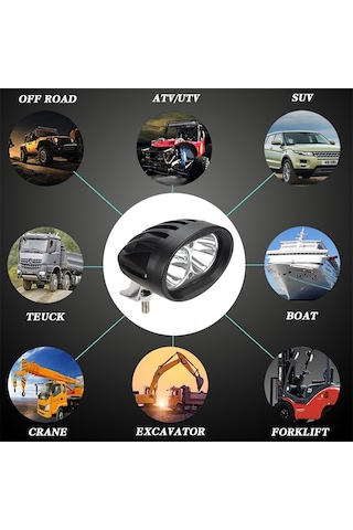 OTO Motosiklet LED Far Sis lambası Çalışma lambası led İş Lamba