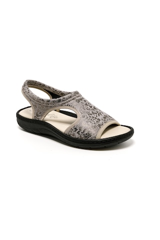 Sandalet Kadın 5364 Green Life Stretch Women's Footwear Plomo Plomo Çok Renkli