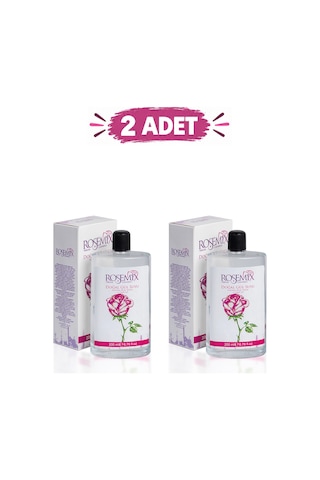 Rosemix - 243 - - Doğal Gülsuyu 200 Ml Cam Şişe - 2 Adetlik - Shopgpt - Set Ürün