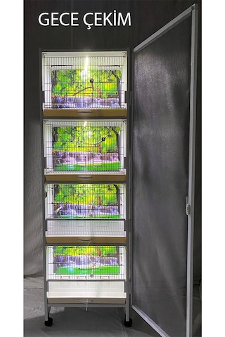 İstanbul Kafes Model 1 Pvc Kuş Dolabı