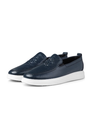 Stamped Hakiki Deri Erkek Günlük Ayakkabı, Loafer Ayakkabı, Hafif Ayakkabı, Yazlık Ayakkabı
