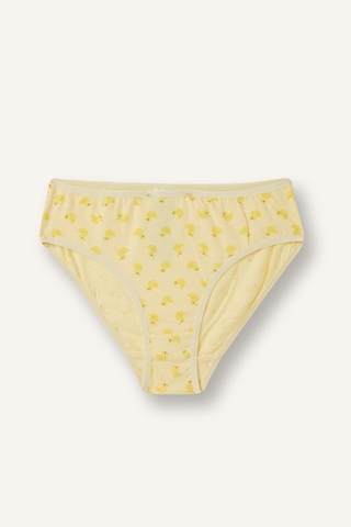 Defacto Desenli Penye 3lü Slip Külot Kız Çocuk H6338a826smyl83 Sarı-yl83