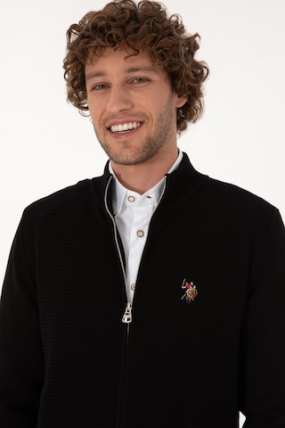 U.s. Polo Assn. Erkek Siyah Hırka Triko 50307800-vr046 Siyah