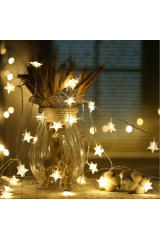 YILBAŞI LED IŞIK YILDIZ İP LED 5 MT FİŞLİ GÜN IŞIĞI