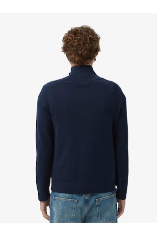 Tommy Hilfiger Tjm Slm Ess Lıght Zıp Swtr Ext Erkek Mavi Kazak - Dm0dm21654