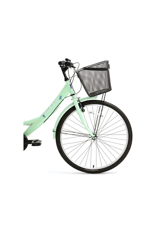Lotus Şehir Bisikleti 34 Cm V 24 Jant 21 Vites Mint Yeşil Beyaz Mint Yeşil