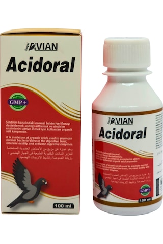 Royal İlaç Acidoral 100 ML Kanatlılarda Ve Kuşlarda Ishal