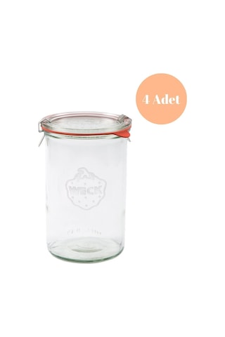Weck 1000 Ml Saklama Kavanozu 4 Adet