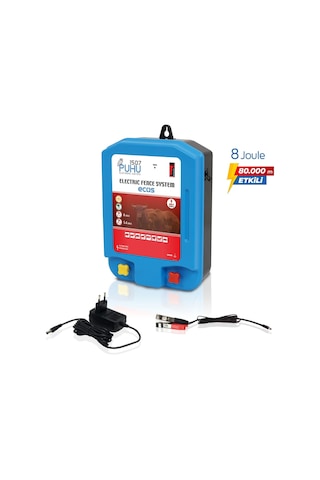 Puhu Ecos Elektrikli Çit Cihazı 8 Joule 80.000 M