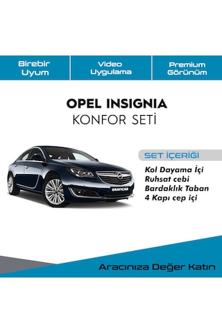 Opel Insignia Konfor Seti -Araç Içi Ses Giderici Kumaş Kaplama (387608123)